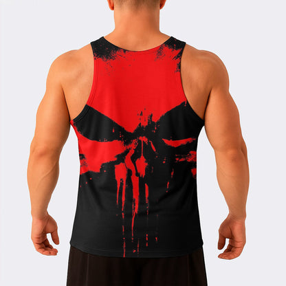 Skull Power Training Tank Top for Men- AA07901