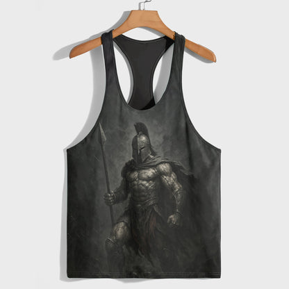 Warrior Spirit 3D Racerback Tank Top- AA07934