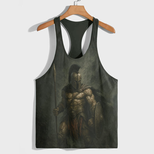 Warrior Spirit 3D Racerback Tank Top- AA07935