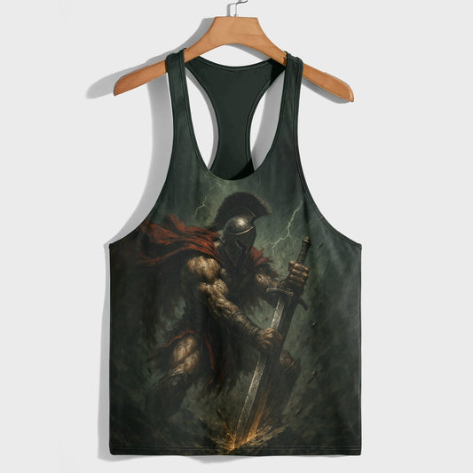Warrior Spirit 3D Racerback Tank Top- AA07940