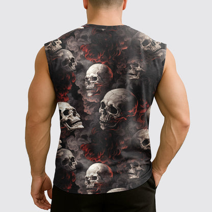 Dread Skull Cut-Off Tank- AA07963
