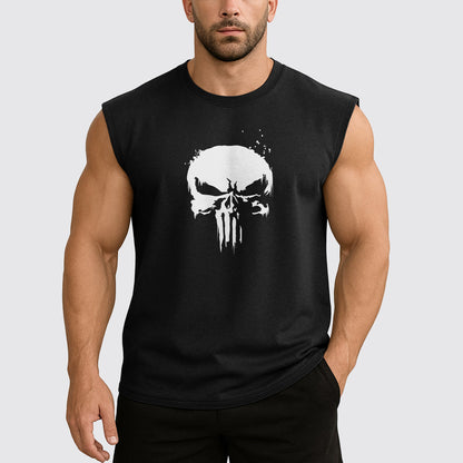 Dread Skull Cut-Off Tank- AA07969