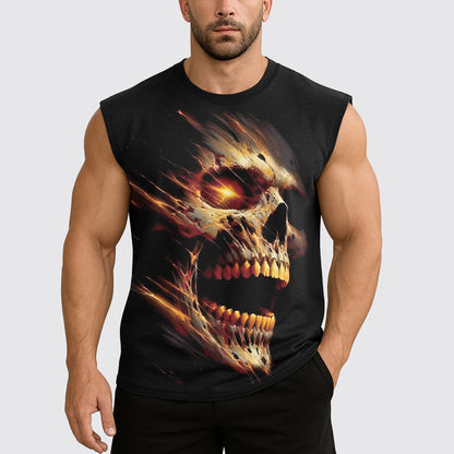Dread Skull Cut-Off Tank- AA07972