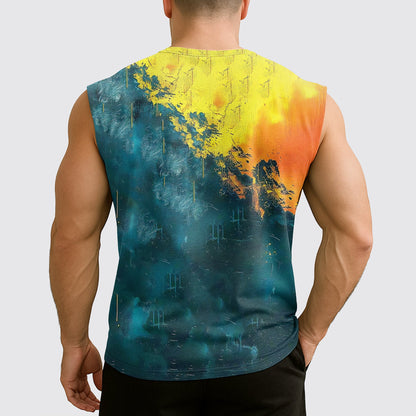 Dread Skull Cut-Off Tank- AA07979