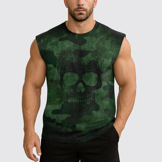 Dread Skull Cut-Off Tank- AA07984
