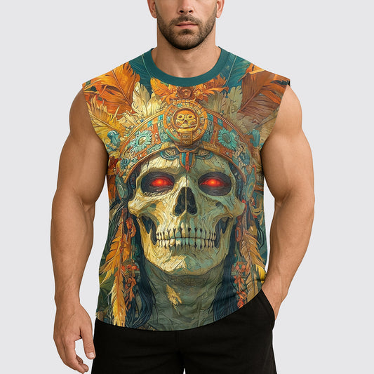 Dread Skull Cut-Off Tank- AA08002
