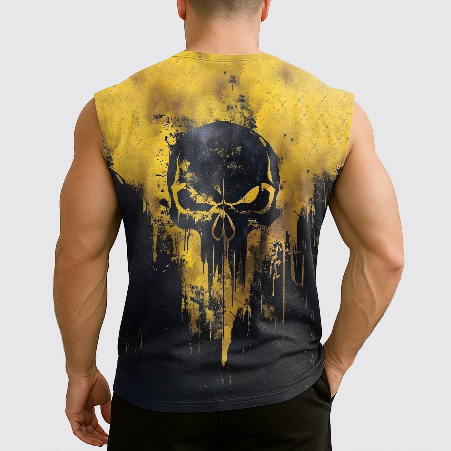 Dread Skull Cut-Off Tank- AA08008