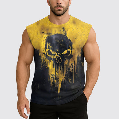 Dread Skull Cut-Off Tank- AA08008