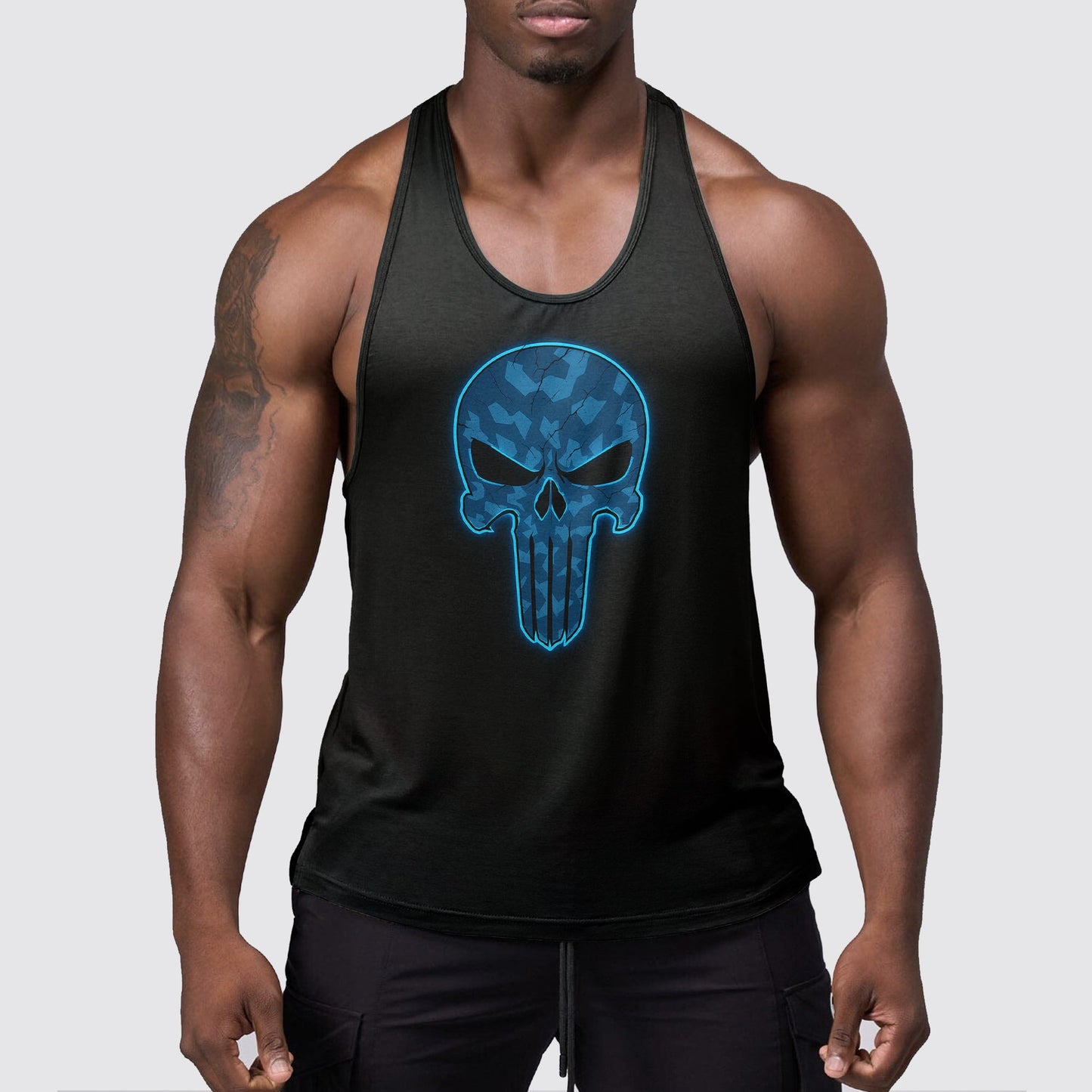 StealthFlex Camo Tank Top- Performance Fit for Bodybuilders- AA08043