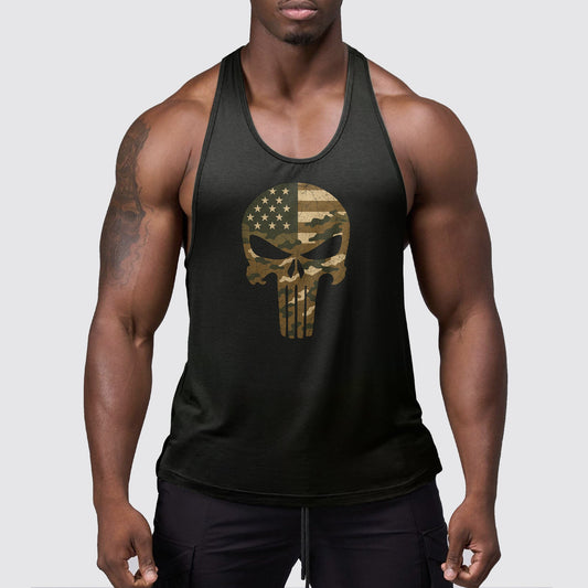 StealthFlex Camo Tank Top- Performance Fit for Bodybuilders- AA08046