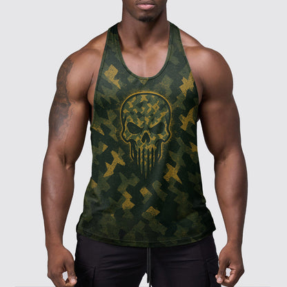 StealthFlex Camo Tank Top- Performance Fit for Bodybuilders- AA08051