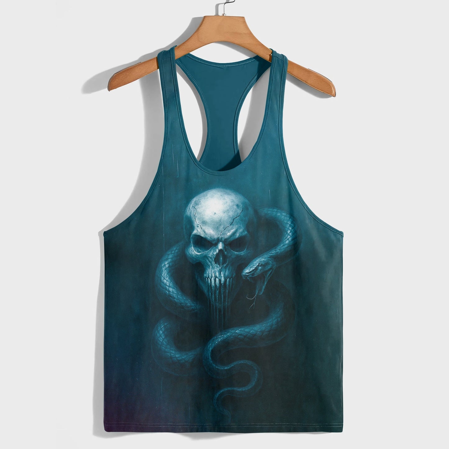 Skull 3D Racerback Tank Top- AA08060