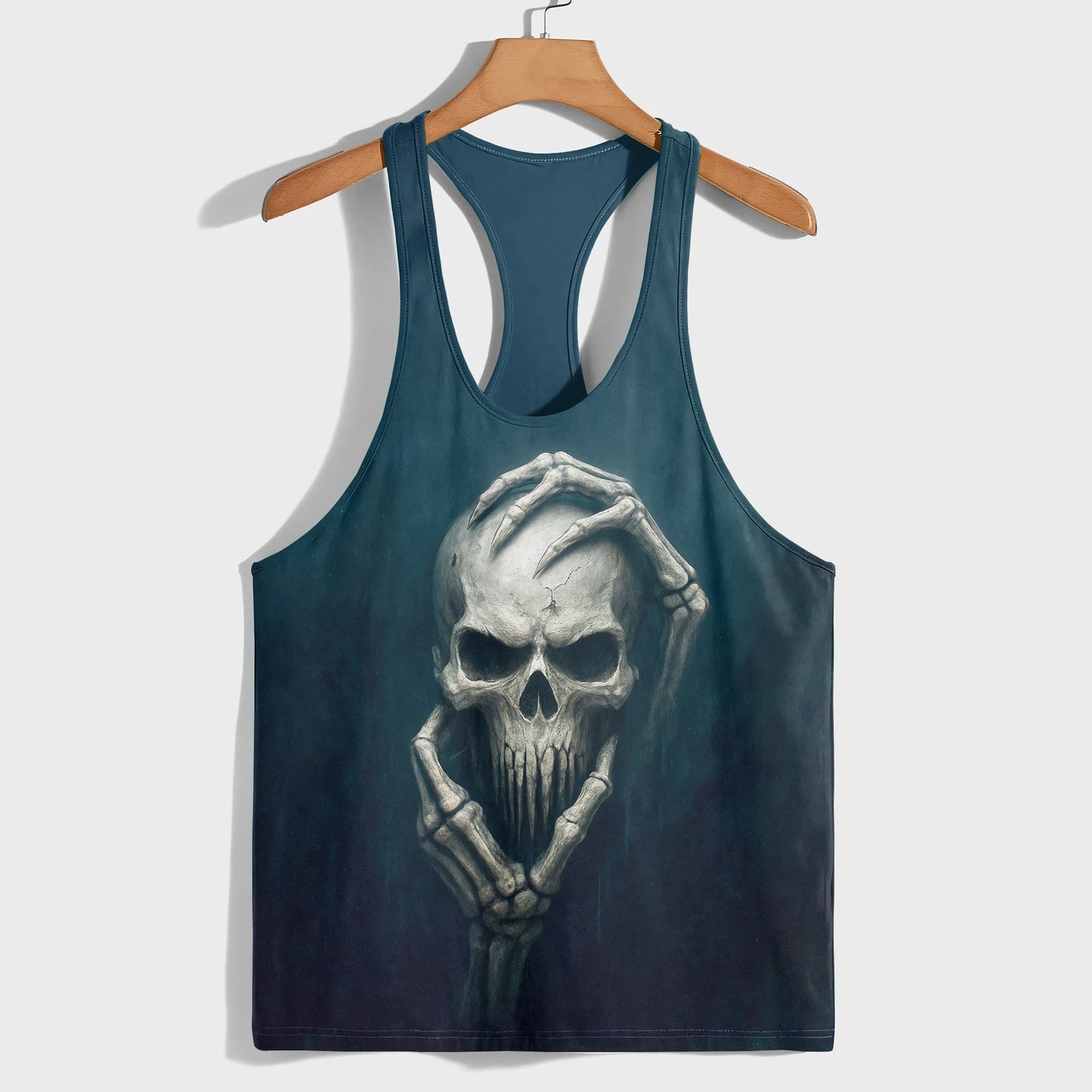 Skull 3D Racerback Tank Top- AA08064