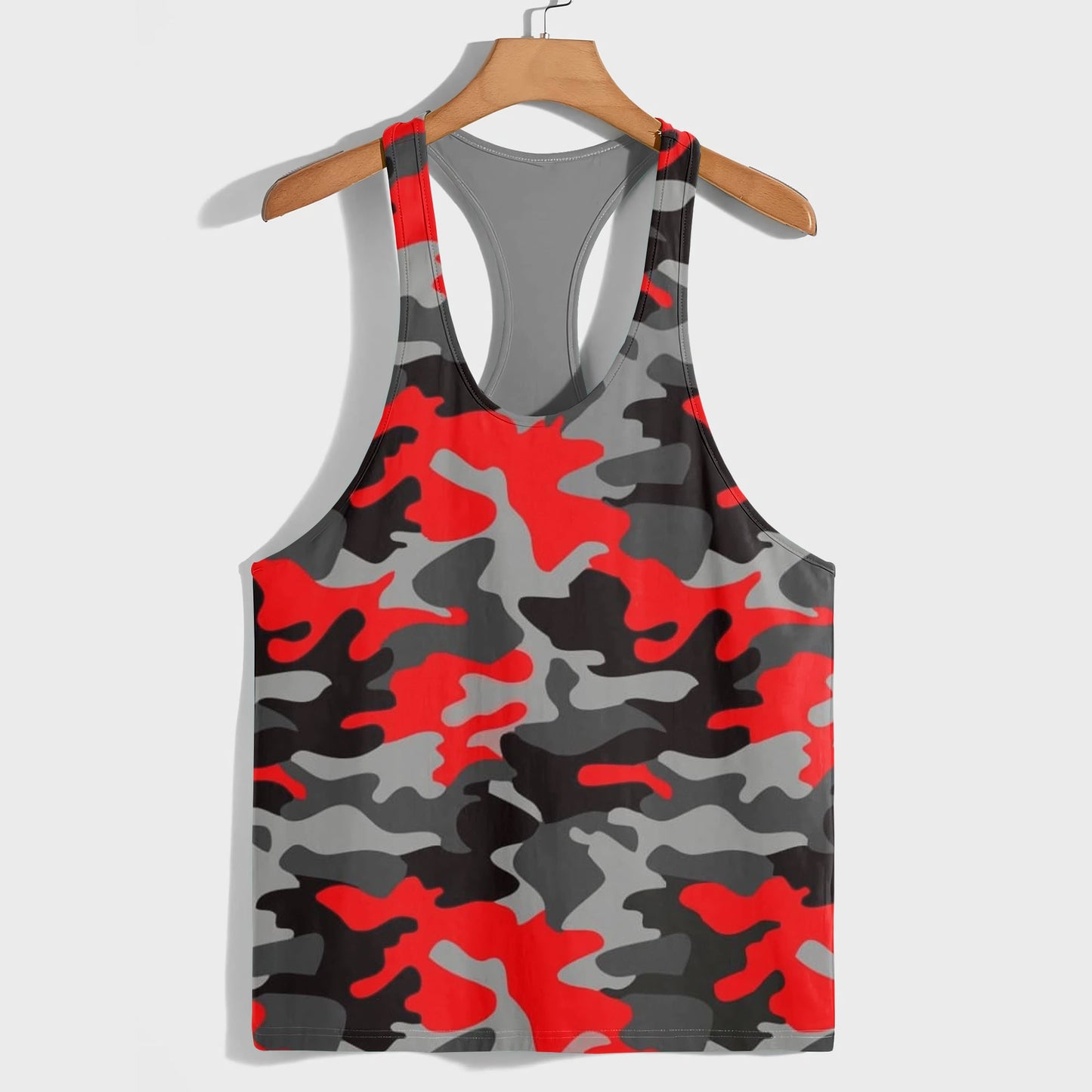 Camo Racerback Tank Top – Tactical Strength for Bodybuilders- AA08119