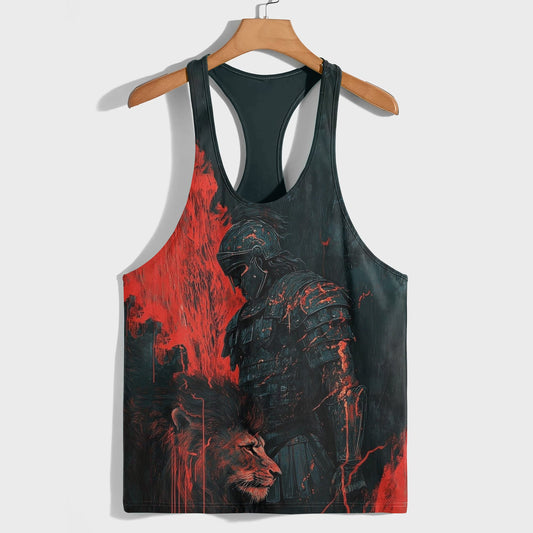 Warrior Spirit 3D Racerback Tank Top- AA08171