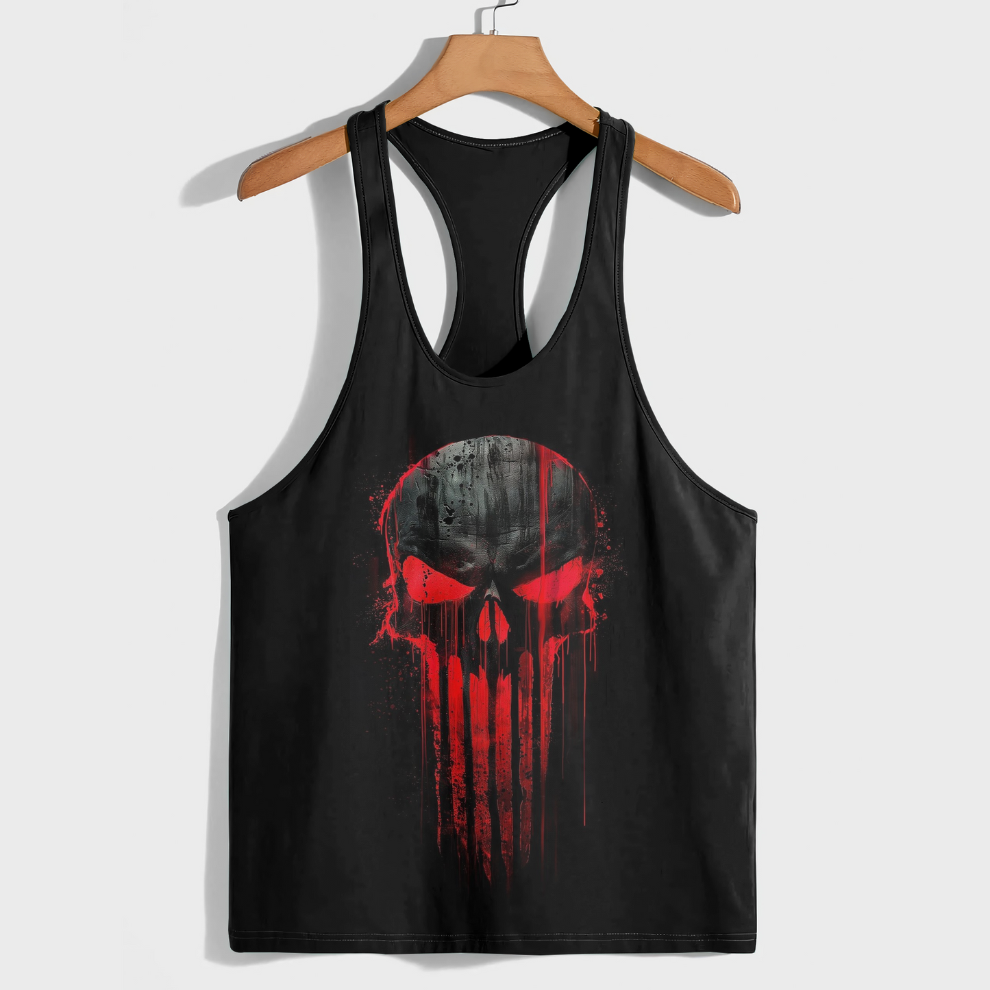 Skull 3D Racerback Tank Top- AA08224
