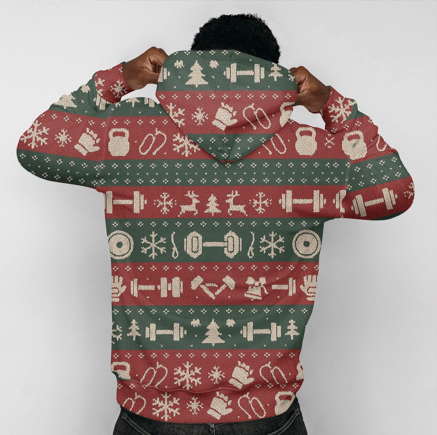 Christmas Hoodie for Bodybuilders- AA08319