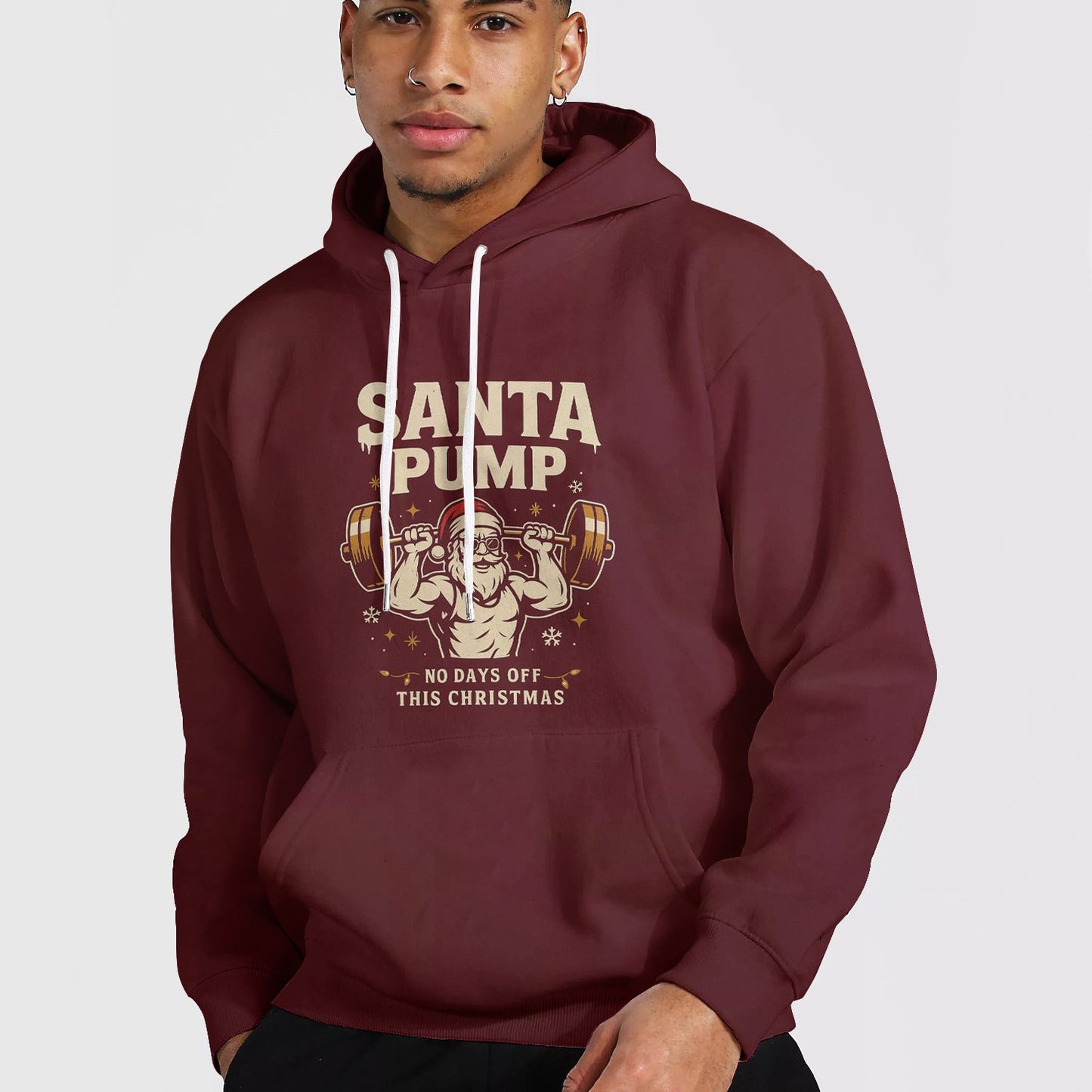 Christmas Hoodie for Bodybuilders- AA08324