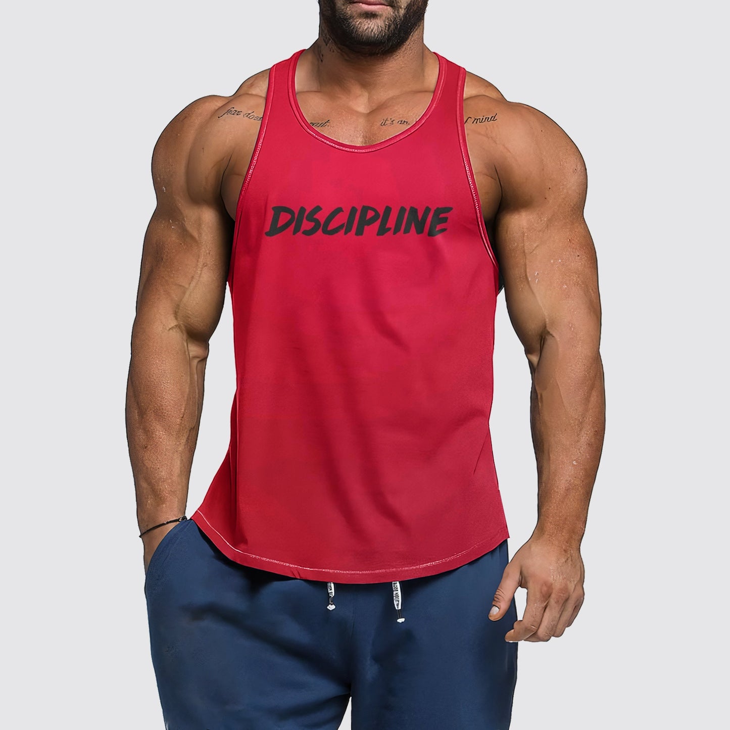 Ultimate Gym Tank Top for Men: Stay Cool and Comfy During Intense Workouts- AA08369