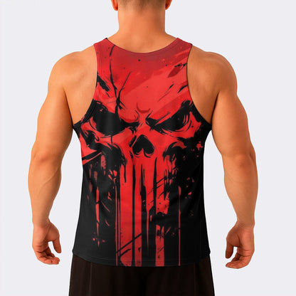 Skull Power Training Tank Top for Men- AA08449