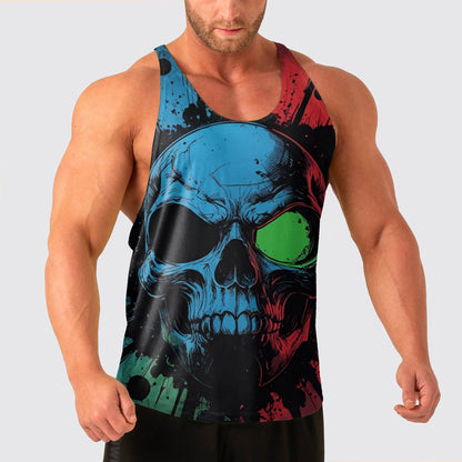 Skull Power Training Tank Top for Men- AA08451