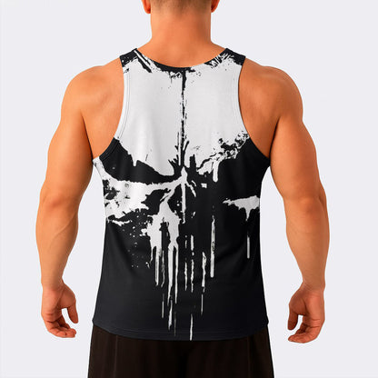 Skull Power Training Tank Top for Men- AA08456