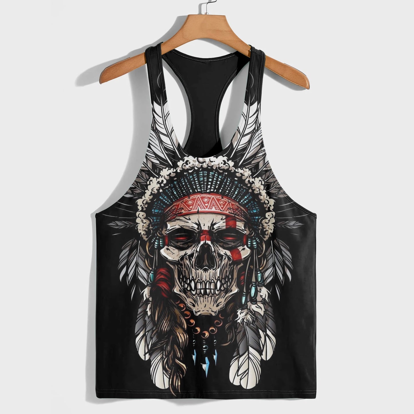 Skull 3D Racerback Tank Top- AA08530