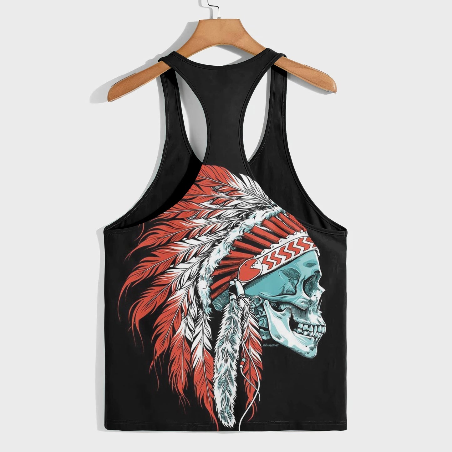 Skull 3D Racerback Tank Top- AA08531