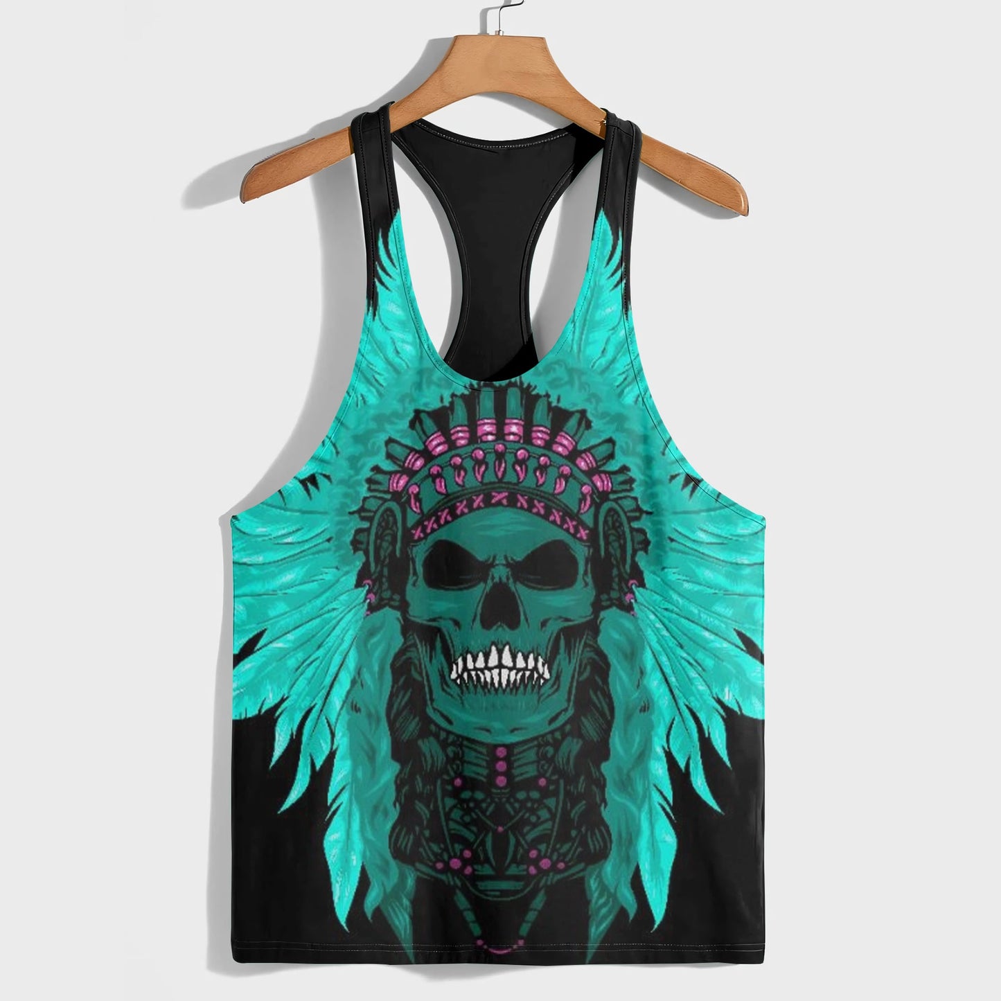 Skull 3D Racerback Tank Top- AA08532