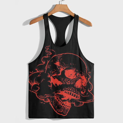 Skull 3D Racerback Tank Top- AA08534