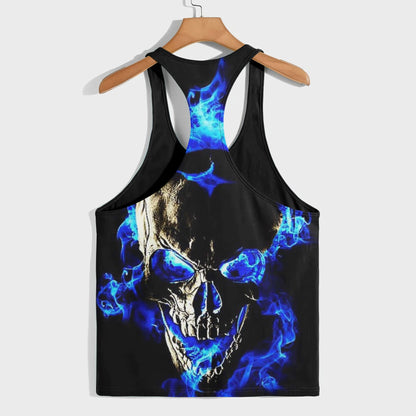 Skull 3D Racerback Tank Top- AA08537