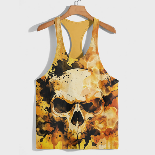 Skull 3D Racerback Tank Top- AA08647
