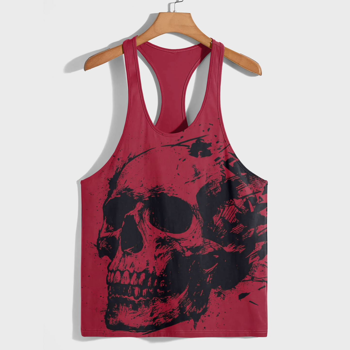 Skull 3D Racerback Tank Top- AA08649