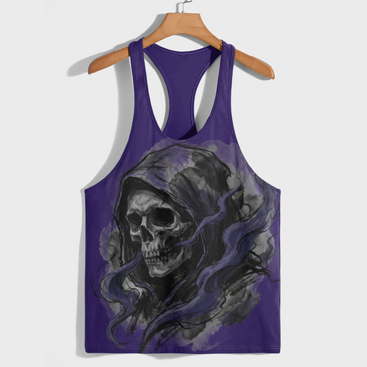 Skull 3D Racerback Tank Top- AA08650