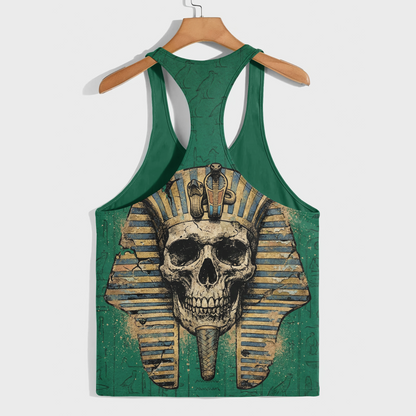 Skull 3D Racerback Tank Top- AA08651
