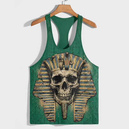 Skull 3D Racerback Tank Top- AA08651