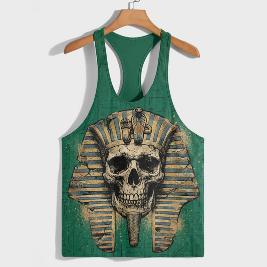 Skull 3D Racerback Tank Top- AA08651