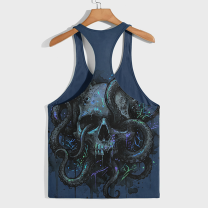 Skull 3D Racerback Tank Top- AA08653