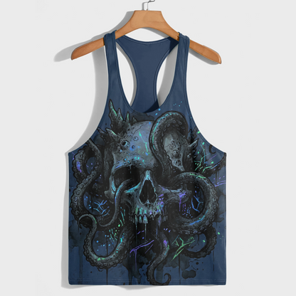 Skull 3D Racerback Tank Top- AA08653