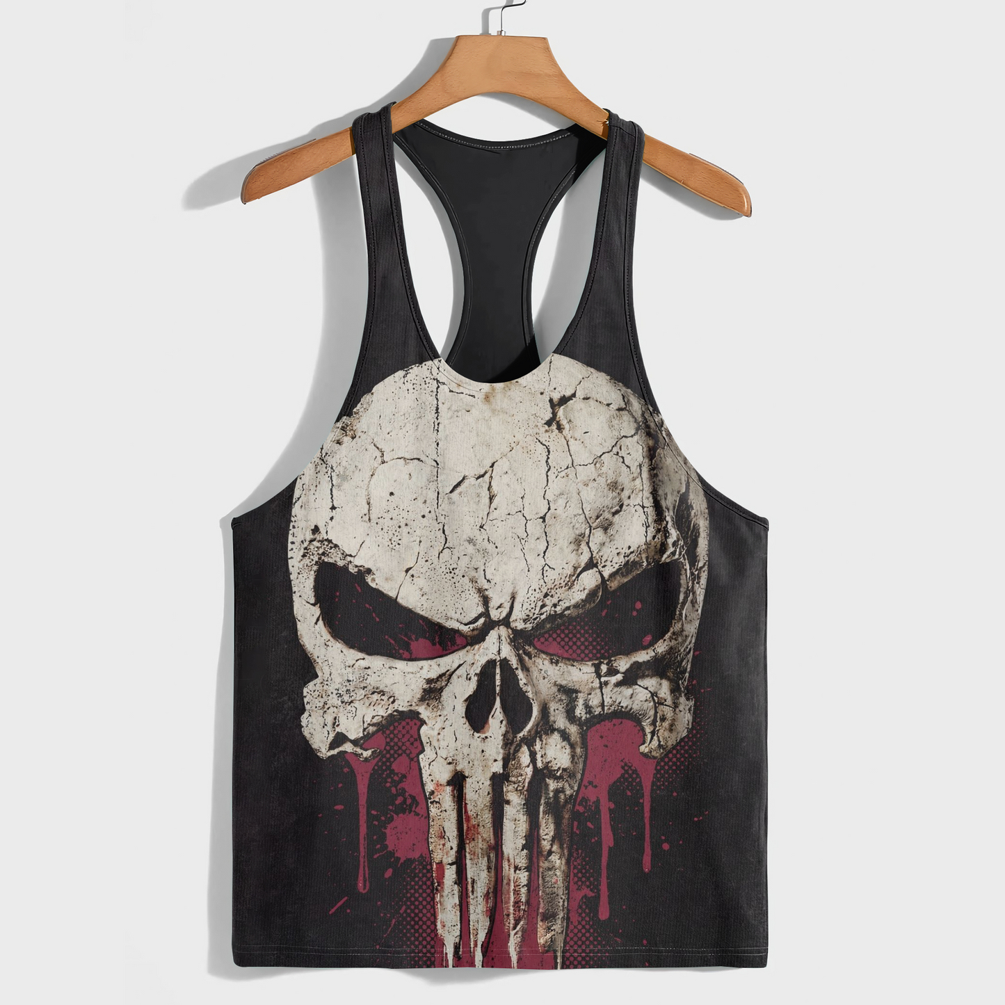 Skull 3D Racerback Tank Top- AA08654