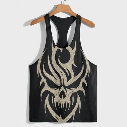 Skull 3D Racerback Tank Top- AA08655
