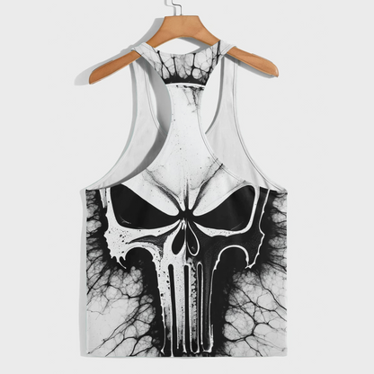 Skull 3D Racerback Tank Top- AA08692