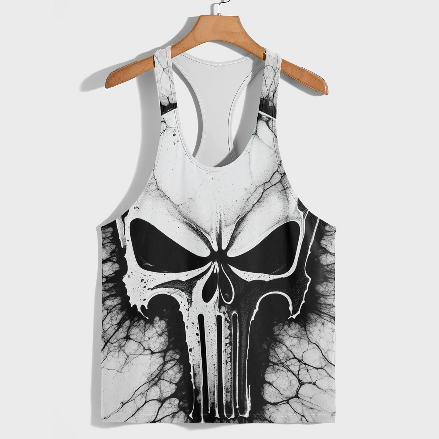 Skull 3D Racerback Tank Top- AA08692