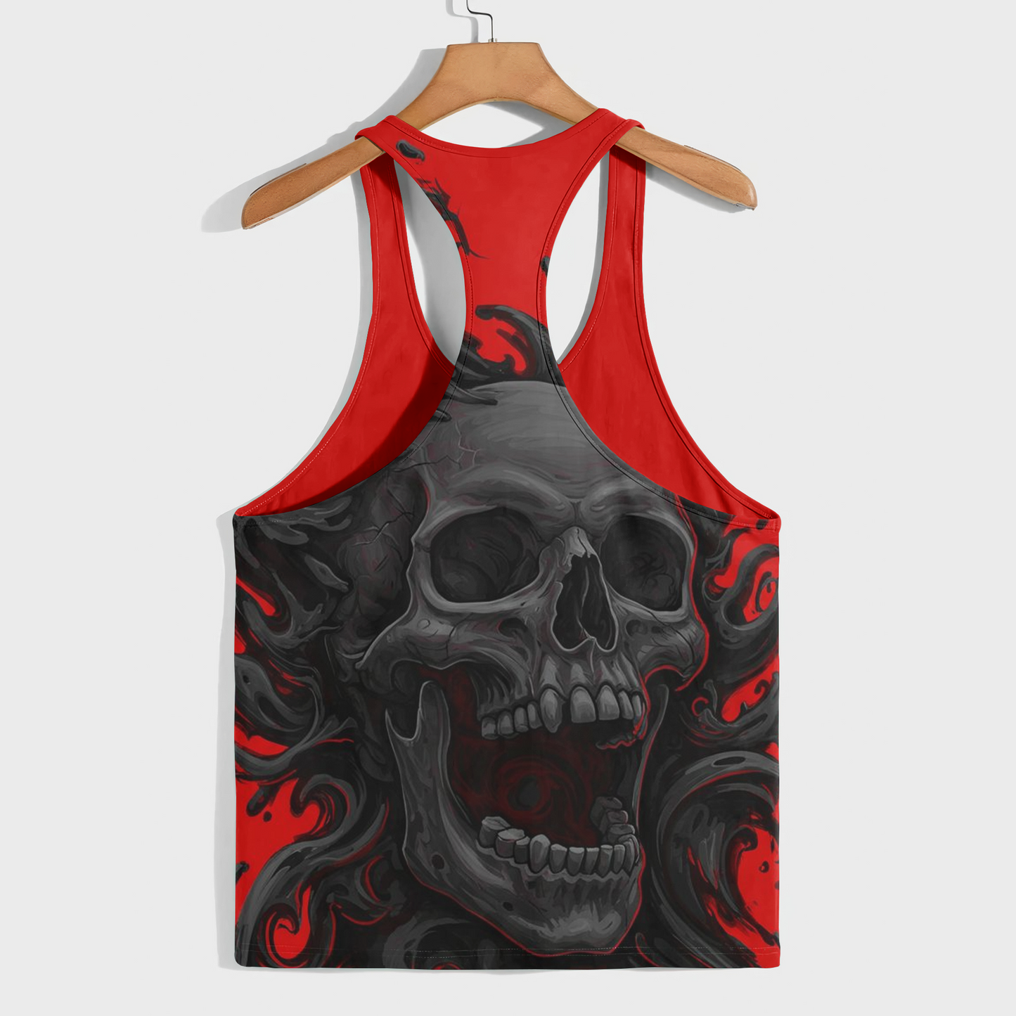 Skull 3D Racerback Tank Top- AA08693
