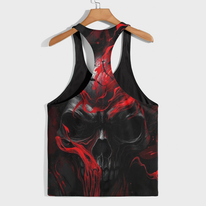 Skull 3D Racerback Tank Top- AA08694