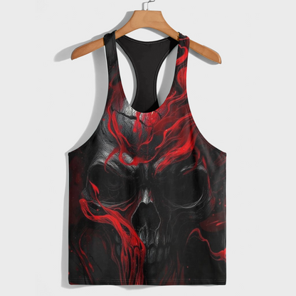Skull 3D Racerback Tank Top- AA08694