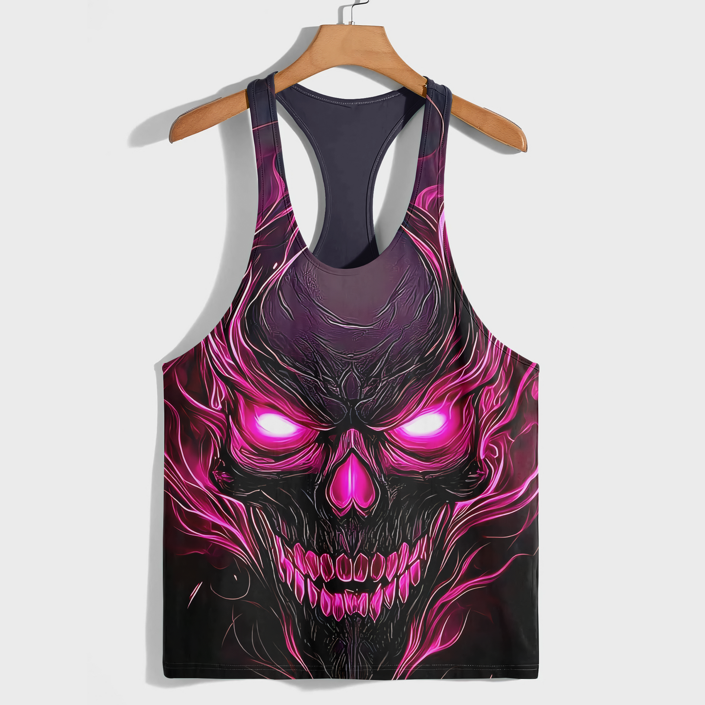 Skull 3D Racerback Tank Top- AA08696