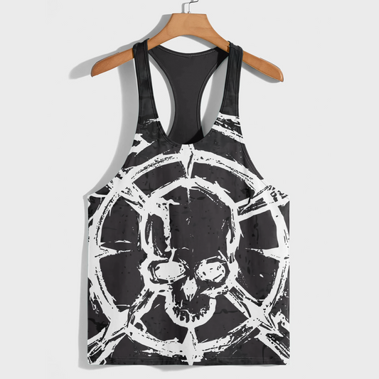 Skull 3D Racerback Tank Top- AA08700