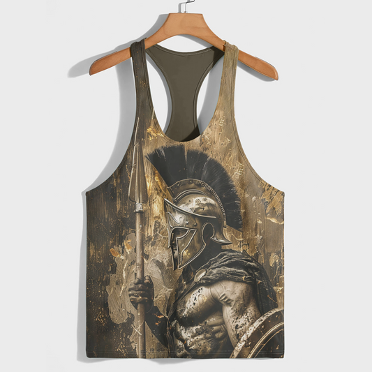 Warrior Spirit 3D Racerback Tank Top- AA08769