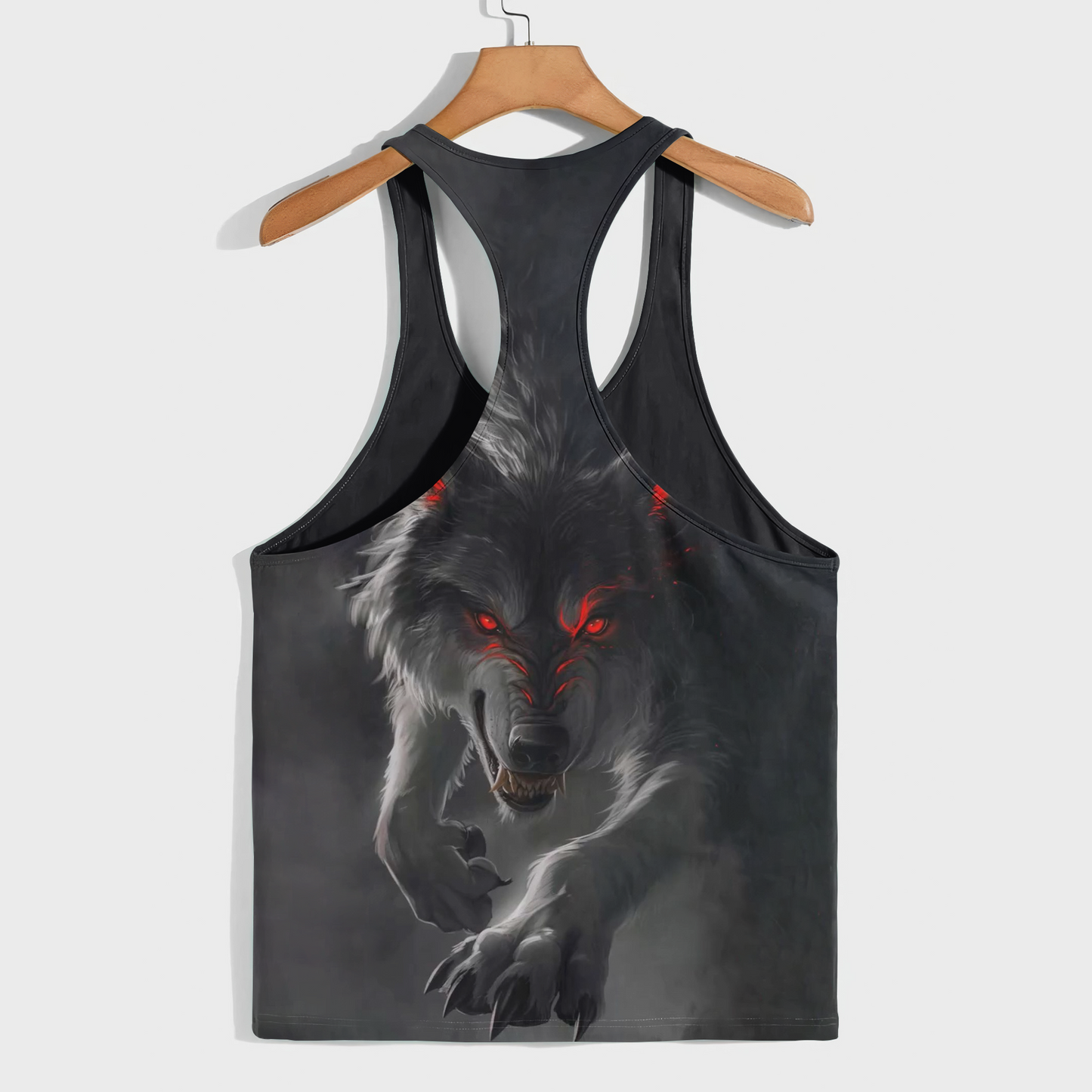 Savage Wolf Racerback Tank Top- AA08824